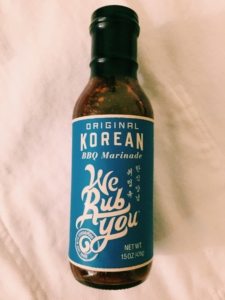 We Rub You Korean BBQ Marinade Sauce